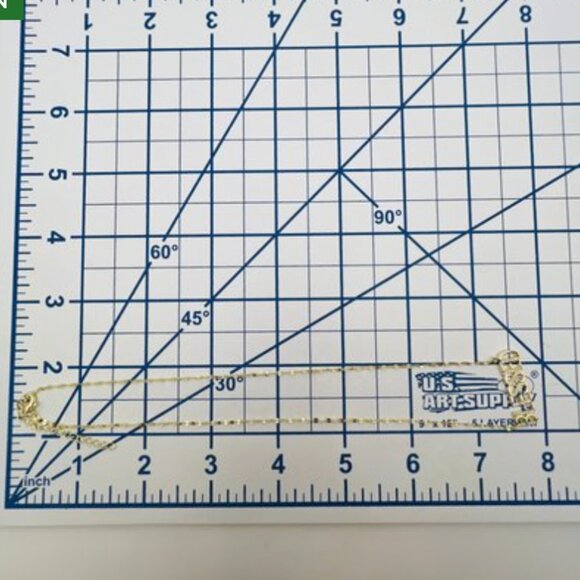 Sterling Silver Gold Tone BLESSED Necklace - Picture 6 of 7